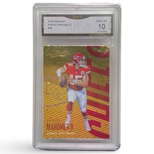 Collectibles – GMA Patrick Mahomes II Football Card – GEM MINT 10