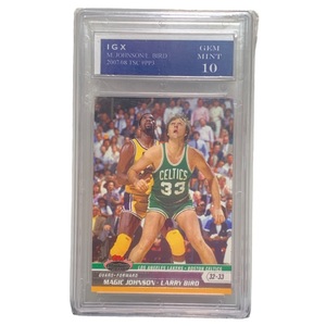 Collectibles – IGX 2007-2008 Magic Johnson / Larry Bird Dual Card – GEM MINT 10