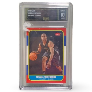 Collectibles – GMA 2008 Fleer Russell Westbrook Rookie Card – GEM MINT 10