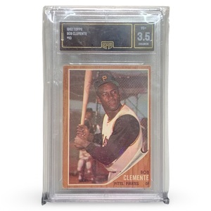 Collectibles – GMA 1962 Topps #10 Bob Clemente (Roberto Clemente) – VG+ 3.5