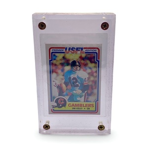 1984 Topps USFL Jim Kelly Rookie Card #36 – No Certification – Houston Gamblers 