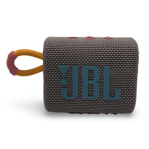 JBL GO3 Bluetooth Speaker - Grey/Pink - Portable Wireless - Used - No Charger