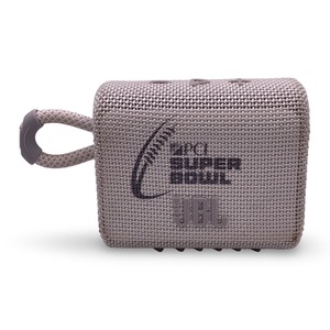 JBL GO3 Bluetooth Speaker - Light Grey - Super Bowl Edition - Used - No Charger