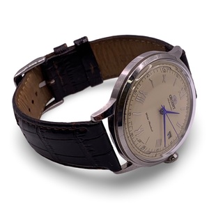 Orient Bambino AC00-C1-A Automatic Men’s Watch – Blue Dial, Brown Leather Strap
