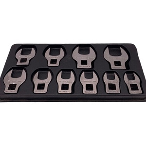 Snap-on 210FCOMA 10-Piece Metric Crowfoot Wrench Set – 3/8" Drive (10–19 mm) 