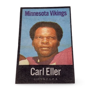 Carl Eller 1972 NFLPA Fabric Cloth Iron-On – Minnesota Vikings – Qty 1 