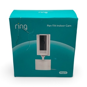 Ring Pan-Tilt Indoor Camera – Plug-In – New (Damaged Box)