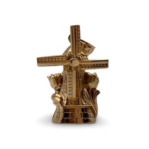  14kt Yellow Gold Medium Windmill Charm – 2.03 dwt