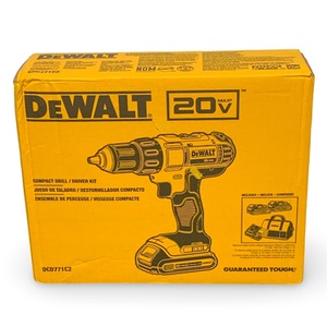 DEWALT DCD771C2 20V MAX Li-Ion 1/2" Cordless Drill/Driver Kit – NEW IN BOX