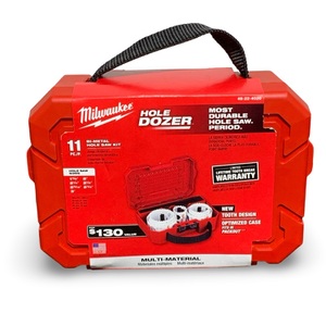 Milwaukee 49-22-4020 Hole Dozer Bi-Metal Hole Saw Kit (11-Piece) – NIP