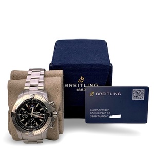 Breitling Super Avenger Chronograph A13375 Stainless Steel Automatic 48mm Dial