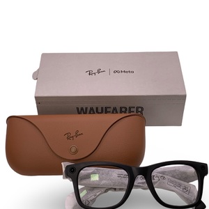 Ray-Ban RW4008 1st Gen Smart Glasses – Matte Black – Graphite Green – New