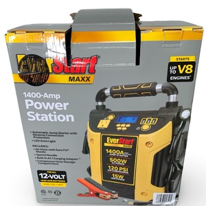 EverStart J5CPDE 1400A Peak Jump Starter, Power Station & 500W Inverter – New