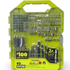 Ryobi A989504 95-PC Drill & Impact Driver Bit Set – NEW / SEALED – NIB – SN: N/A