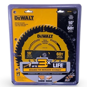 DeWalt DWA11060 10" 60-Tooth Saw Blade – New in Package (Set of 3)