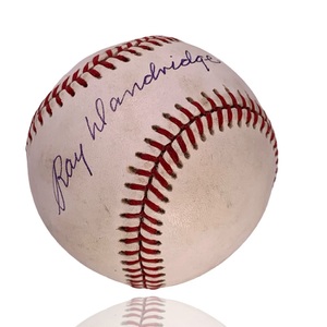 Ray Dandridge Signed Rawlings MLB Baseball No Certificate of Authenticity 