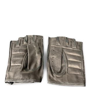 Leather Half-Finger Gloves – Used, Size Large