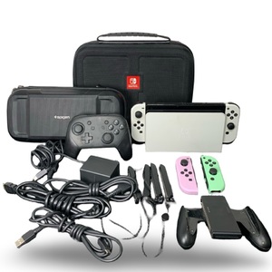 Nintendo Switch OLED Model (White) – 64GB – Complete Bundle