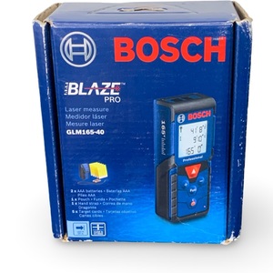 Bosch GLM165-40 BLAZE 165 ft Laser Distance Measure – New in Box