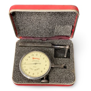 Starrett No. 25-131 Series Dial Indicator – .001" – Used, With Carrying Case 