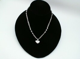 18k Womens Cluster Heart Necklace 