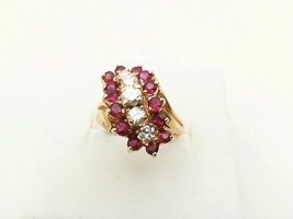 14kt Cluster Ring 
