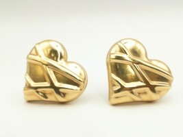 14kt Earrings Heart Style 