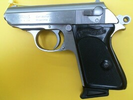 WALTHER PPK Stainless Steel 9mm Kurz /.380 Semi Auto Pistol