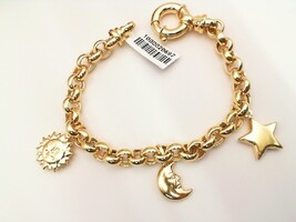  18kt Rolo charm bracelet