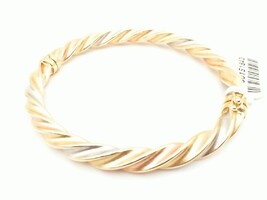  18KT TRI-COLOR BANGLE