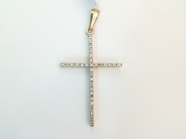 18kt Cluster Cross