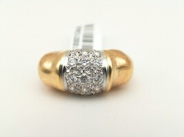 18kt Two-Tone Cluster Ring
