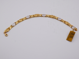 10K Two tone Gold Bracelet 