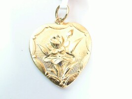 18KT Female Heart Charm