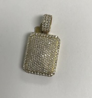 Iced Out Dog Tag