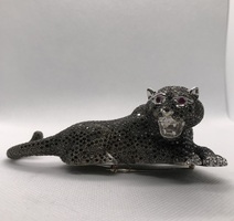 18 kt Panther Brooch with Diamonds 