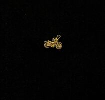 14kt Y/G Motorcycle Design Charm