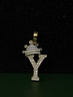 14kt Y/G ID (Y) Pendant