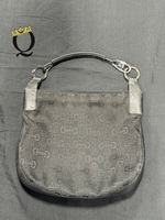 Gucci GG Canvas Horsebit Classic Ring Hobo 179777 