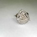 10Kt Y/G W/G Cluster Teardrop Ring W/ 0.50Ct TDW