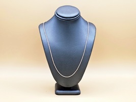 10kt 25" Rose Gold Rope Chain 