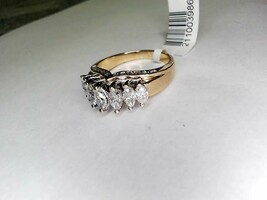 10Kt Y/G W/G Diamond Band Ring W 1.50Ct TDW