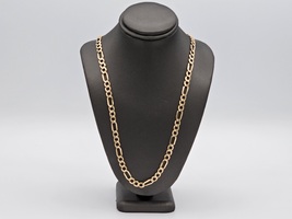 10kt 22" Figaro Link Chain