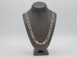 10kt 22" Two-Tone Figaro Link Chain