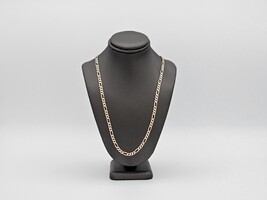 10kt 24" Two-Tone Figaro Link Chain