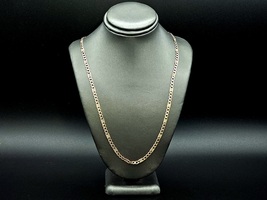 10kt 24" Figaro Chain 