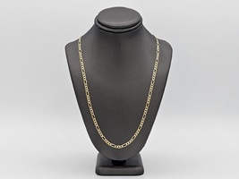 10kt 22" Figaro Chain