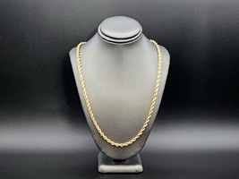 10kt 24" Rope Chain 
