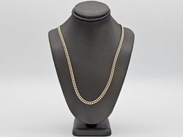 10kt 22" Flat Cuban Link Chain
