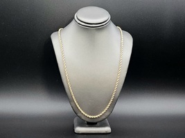 10kt 22" Rope Chain 